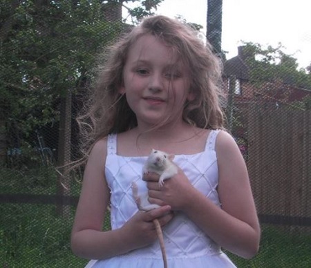 The childhood image of Kiera Bridget